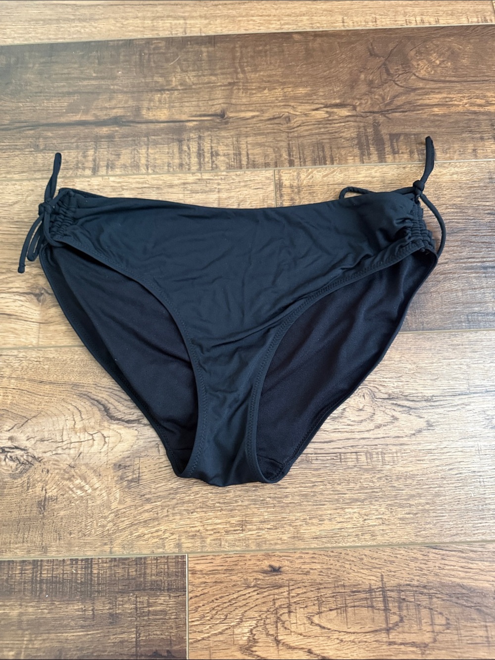 Athleta Black Side Tie Bikini Bottoms medium